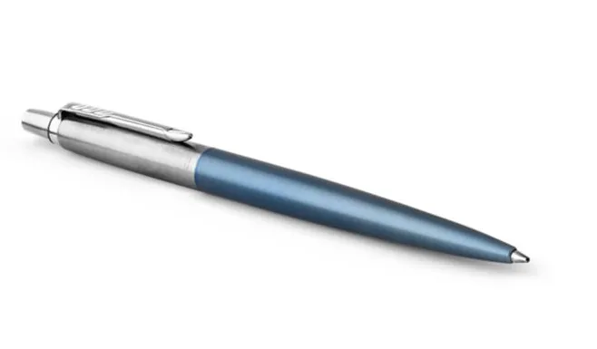 Parker ballpoint pen Jotter 77% recycled Waterloo blue
