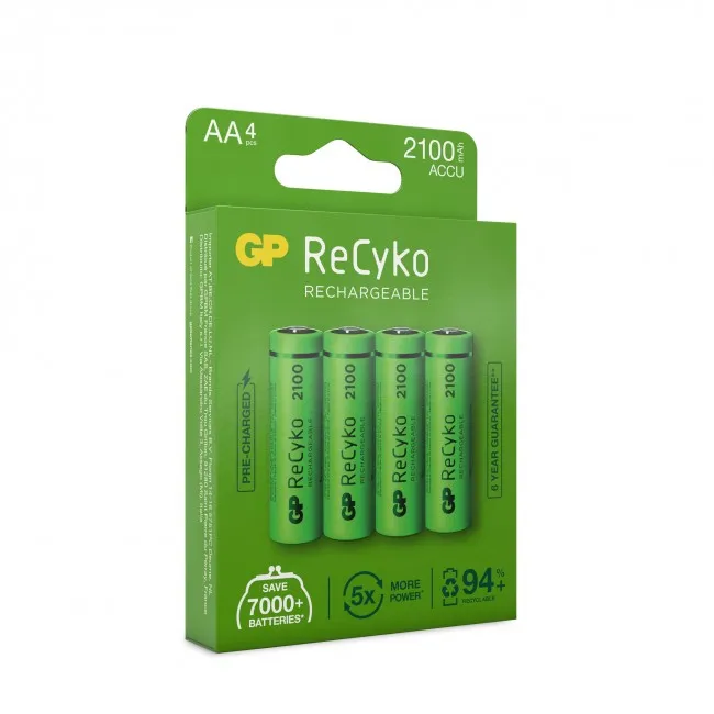 GP ReCyko, AA 2100mAh, 4-p