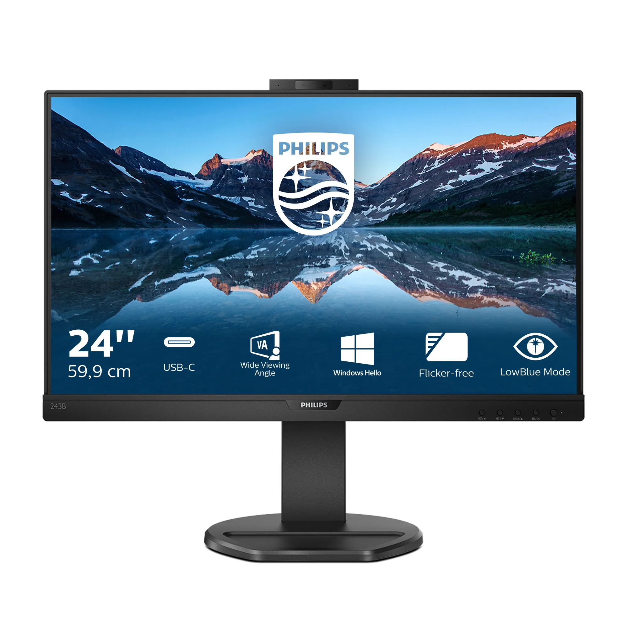 Philips 24&quot; B-Line 243B9H, Full HD, USB-C, IPS - monitor