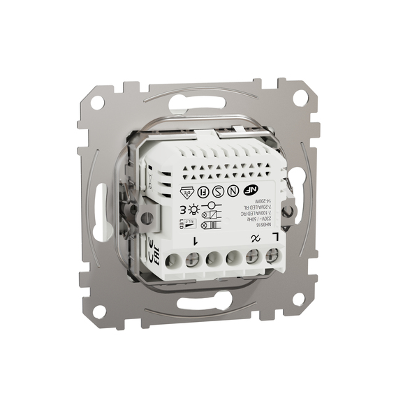 Wiser by Schneider Electric - Wiser Exxact LED pressure button dimmer, White