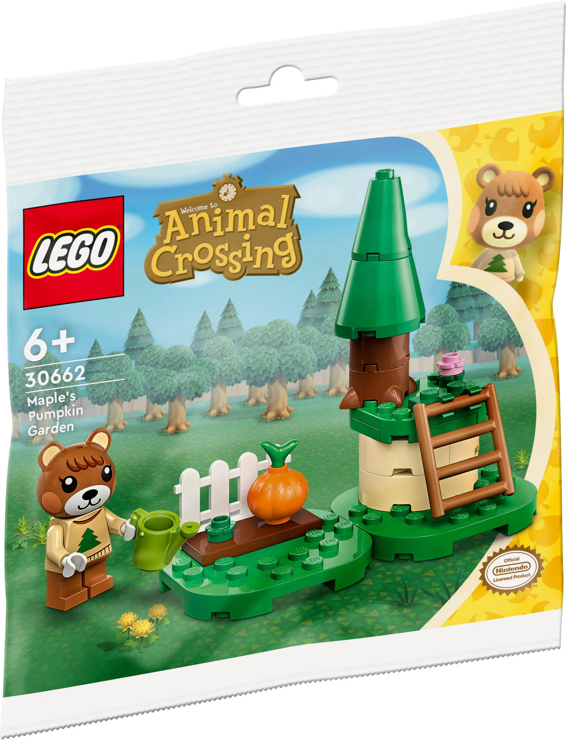 LEGO Animal Crossing Maple ja kurpitsapuutarha &amp; Ranta siistiksi 30662