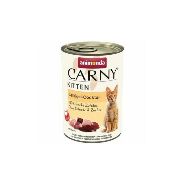 Animonda Carny Kitten Poultry Cocktail, Wet food for cats, 400g