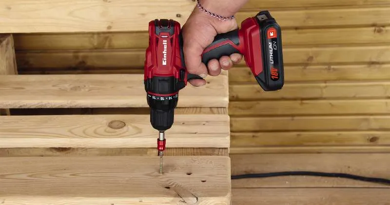Einhell cordless drill TC-CD 18-2 Li, 18 Volt&nbsp;(red / black, Li-ion battery pack 1.5Ah)