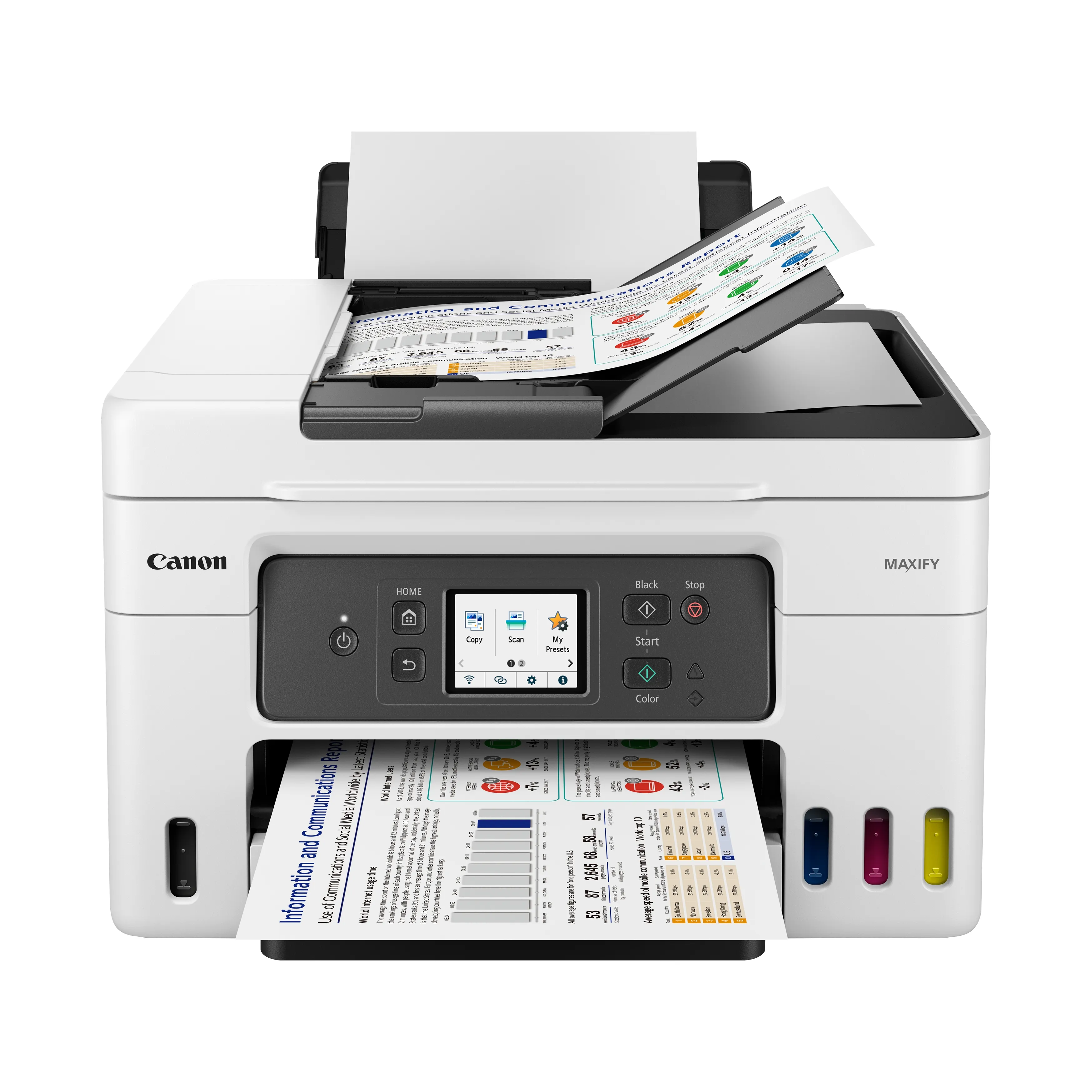 Canon Maxify GX4050 A4-v&auml;rimustesuihkumonitoimilaite
