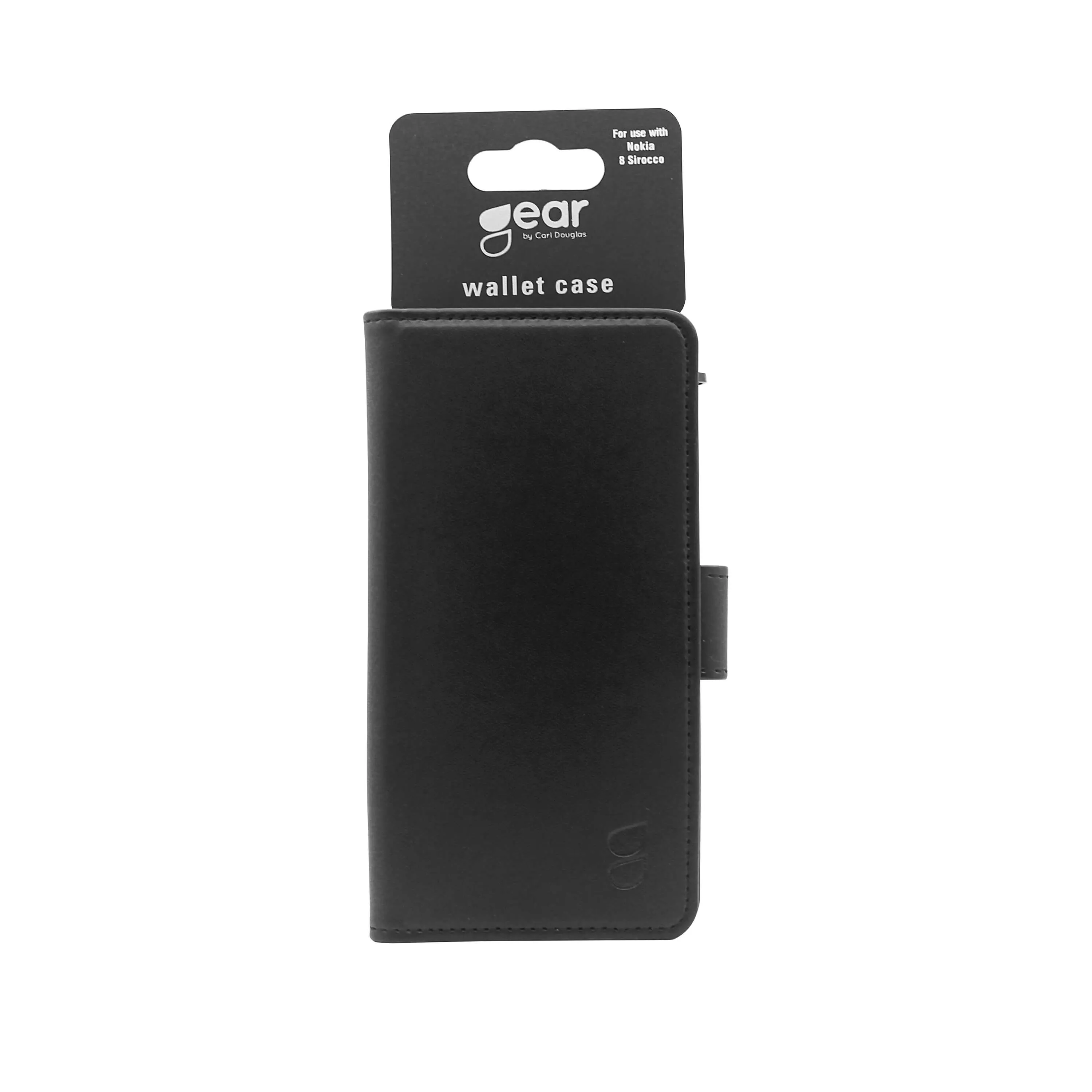 GEAR Wallet, Nokia 8 - Wallet Case, Black