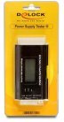 DeLOCK Nätdelstestare med LCD, ATX12V, 24-pin, 4/8-pin, PCI-E, SATA