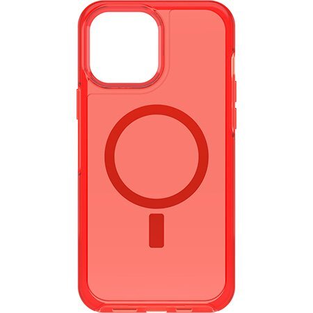 OtterBox Symmetry Plus Clear iPhone 13 Pro Max / iPhone 12 Pro Max- trans red - (ei palautusoikeutta)