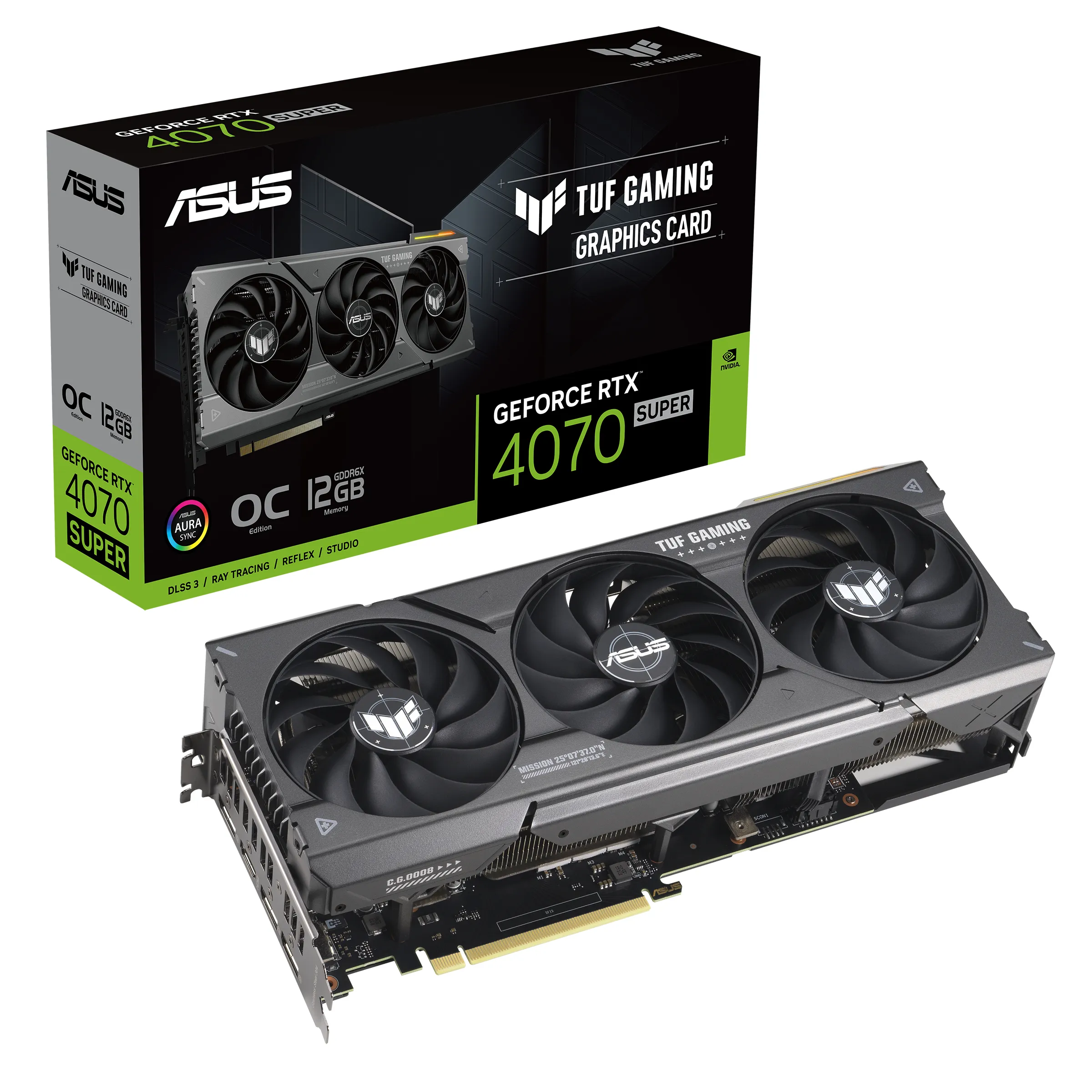 Asus GeForce RTX 4070 SUPER 12GB TUF OC Gaming - graphics card