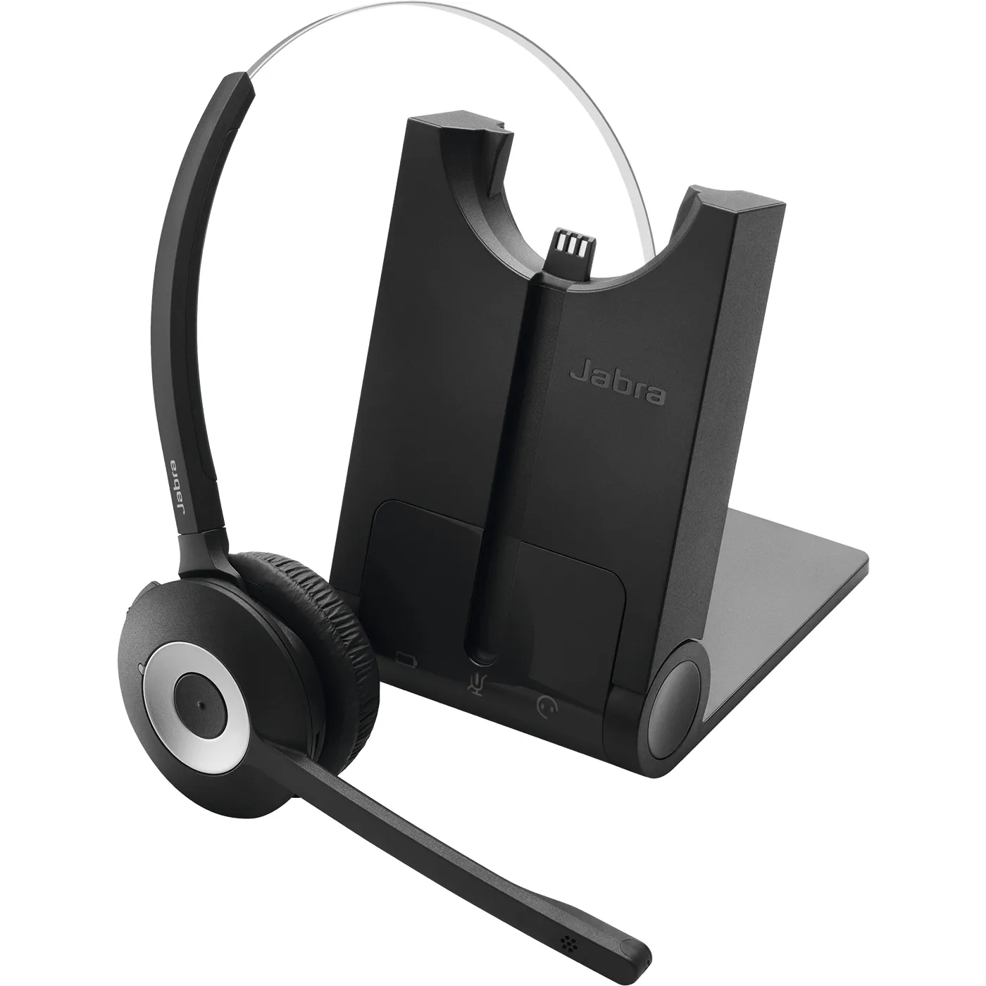 JABRA PRO 930 Mono DECT for PC Softphone with integrated USB-plug Noise-Cancelling Wideband ringtone on the base Microsoft optim.
