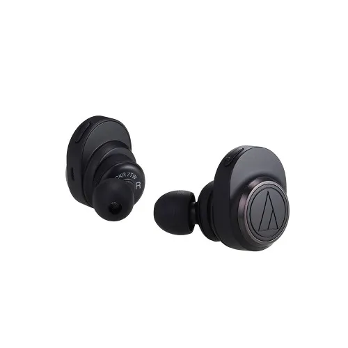 Audio-Technica ATH-CKR7TW tr&aring;dl&ouml;sa in-ear h&ouml;rlurar, svart