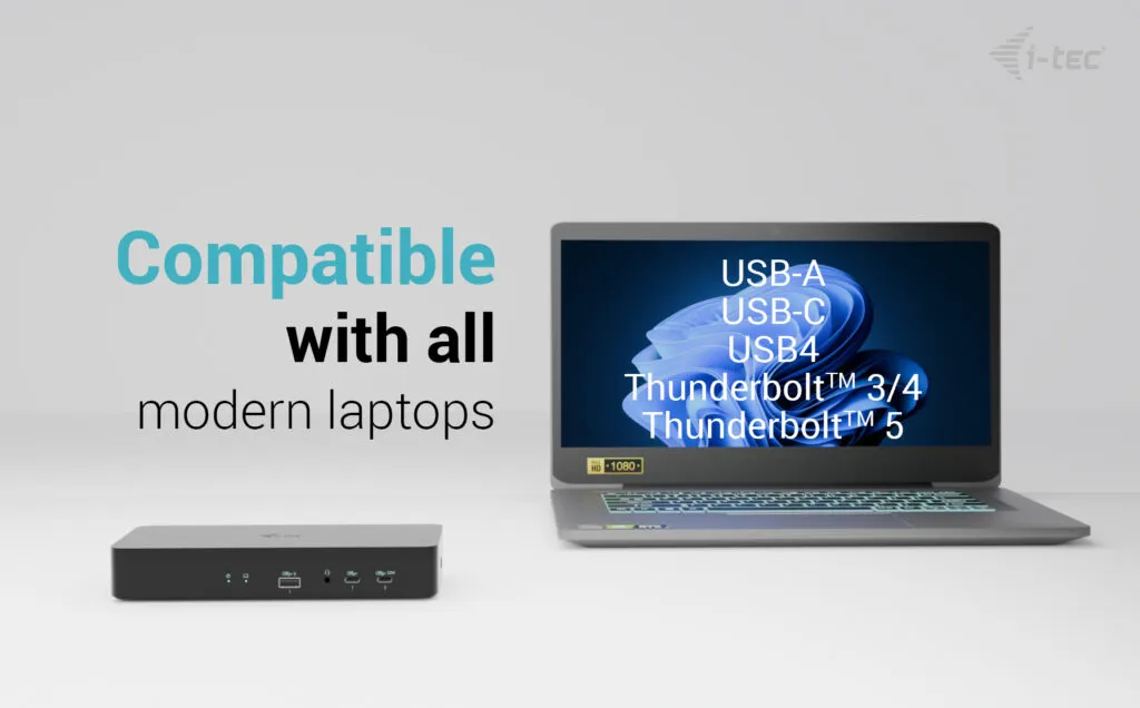 I-TEC Universal Intelligent Dual Display Docking Station, PD I-TEC Universal Intelligent Dual Display Docking Station, PD
