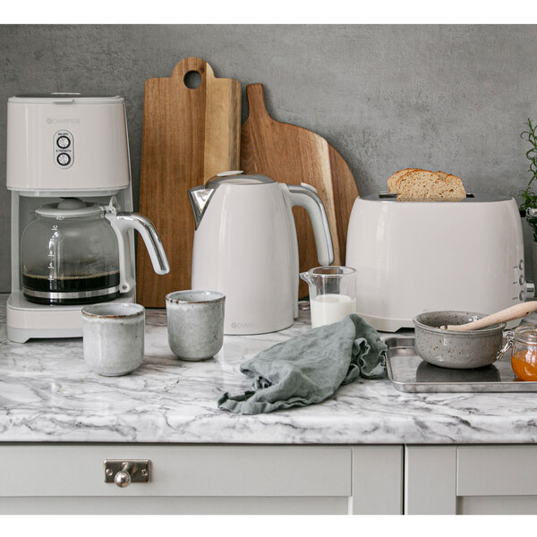 Champion CHBR610 -leiv&auml;npaahdin, 2 viipaleita, Creme White