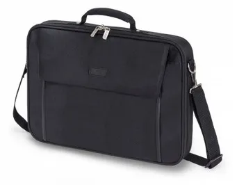 Dicota Base, nyloninen laukku, 15-17,3", 2 tasku, 2 lokeroa, musta