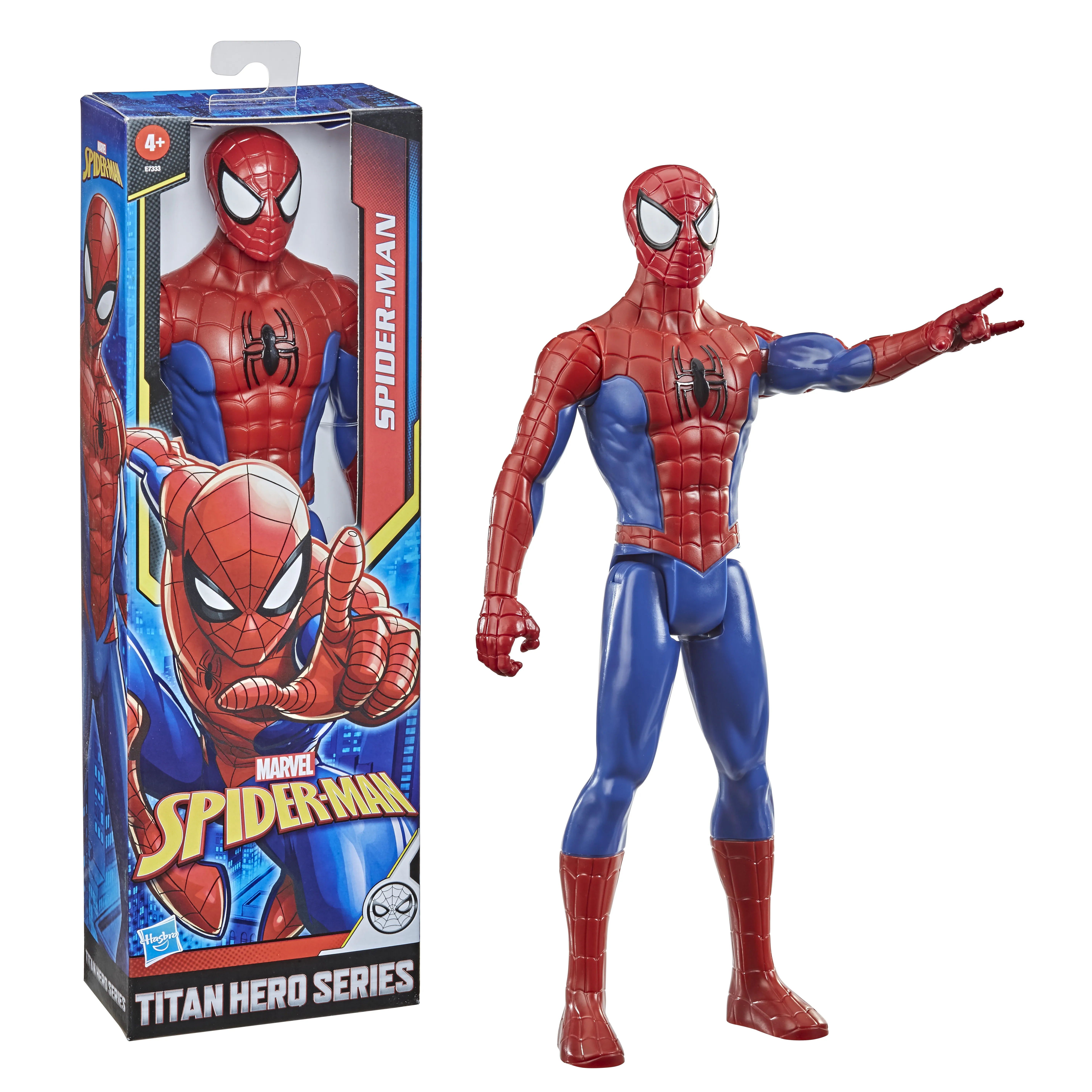 Hasbro Marvel Spider-Man Titan Hero Series Spider-Man Toy Figure Hasbro Marvel Spider-Man Titan Hero Series Spider-Man Toy Figure