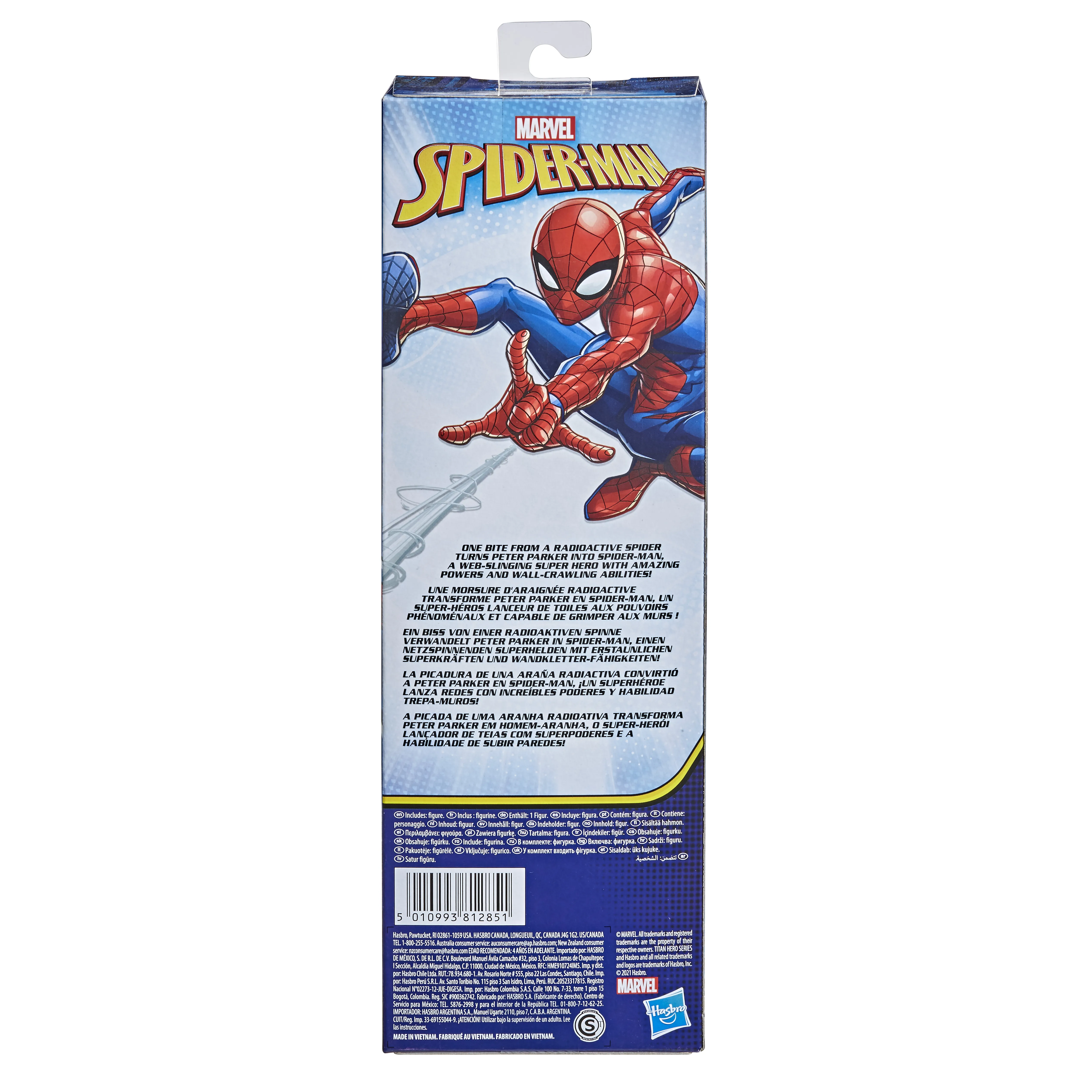 Hasbro Marvel Spider-Man Titan Hero Series Spider-Man Toy Figure Hasbro Marvel Spider-Man Titan Hero Series Spider-Man Toy Figure