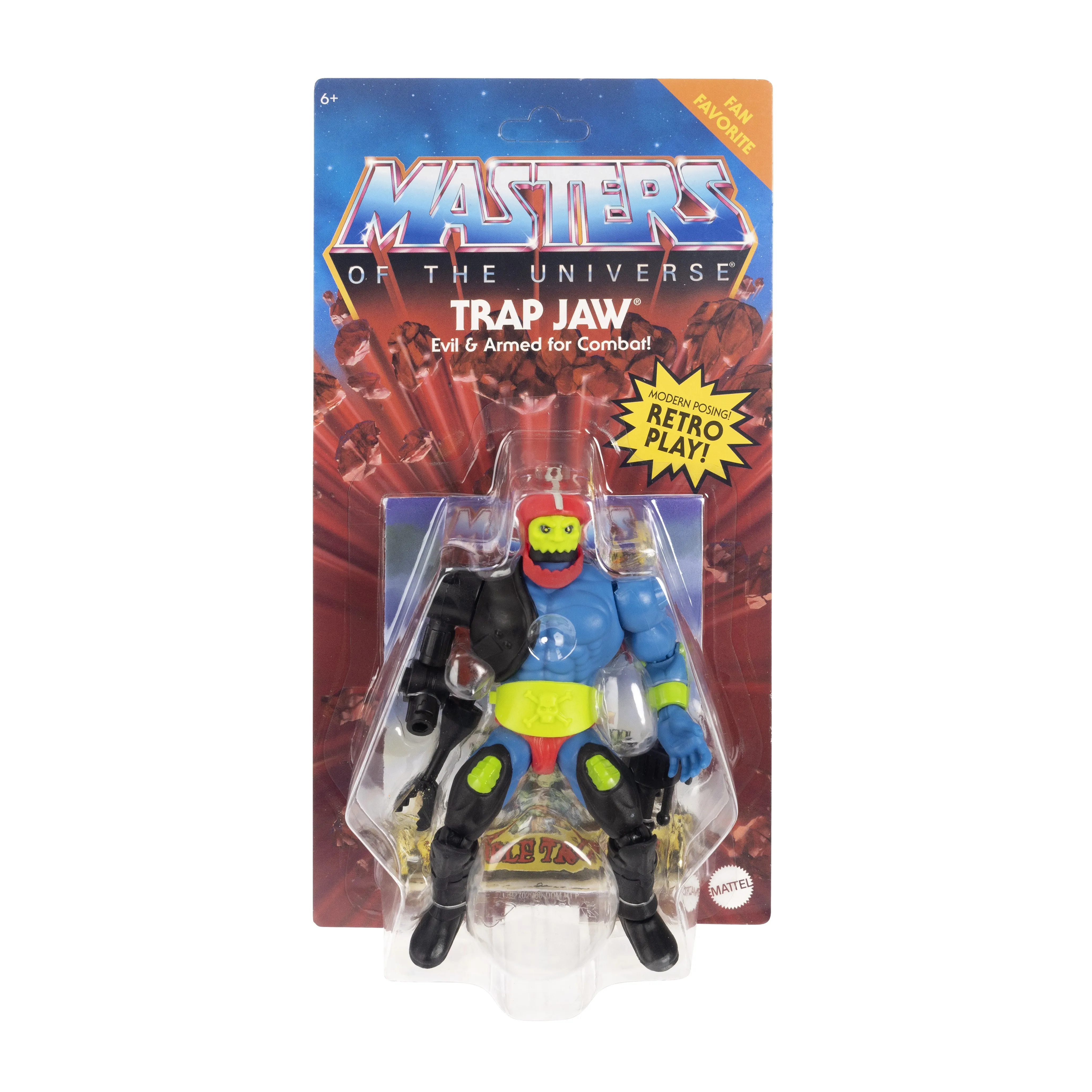 Mattel Masters of the Universe Origins Trap Jaw, toy figure (14 cm)