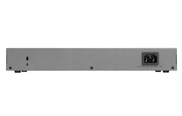 NETGEAR ProSafe Plus JGS516PE - Kytkin - hallitsematon - 8 x 10/100/1000 (PoE) + 8 x 10/100/1000 - ty&ouml;p&ouml;yt&auml;, r&auml;kkiin asennettava - PoE (85 W)