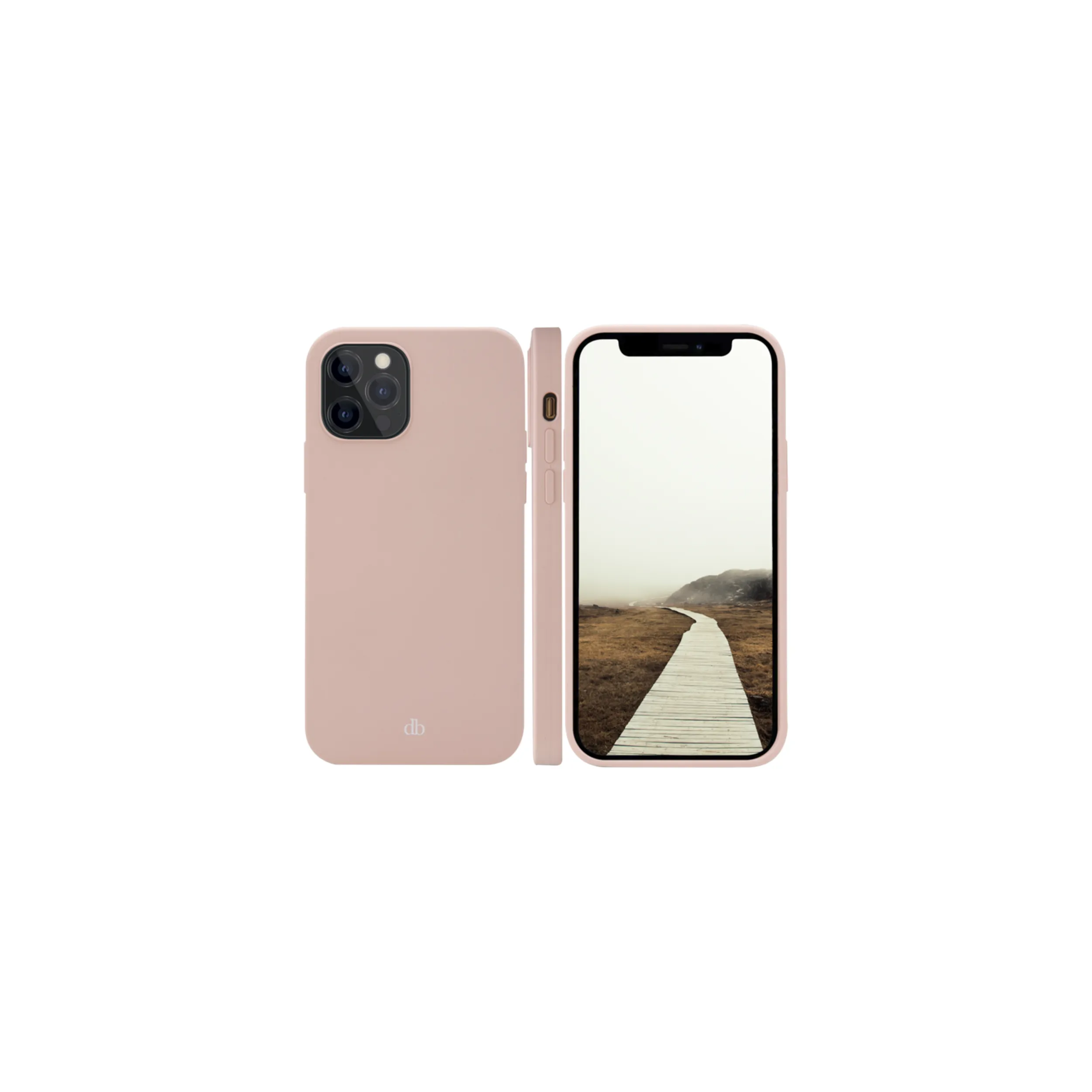 dbramante1928 Monaco Case for iPhone 12/12 Pro, Pink Sand