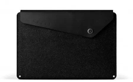 Mujjo Sleeve suojatasku 15" Macbook Pro, musta