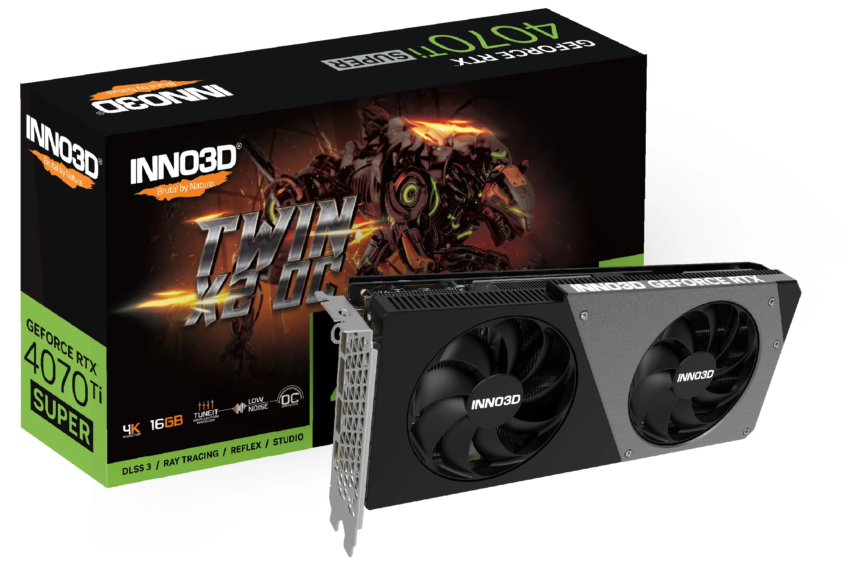 Inno3D GeForce RTX 4070 Ti Super Twin X2 OC 16 GB - grafikkort