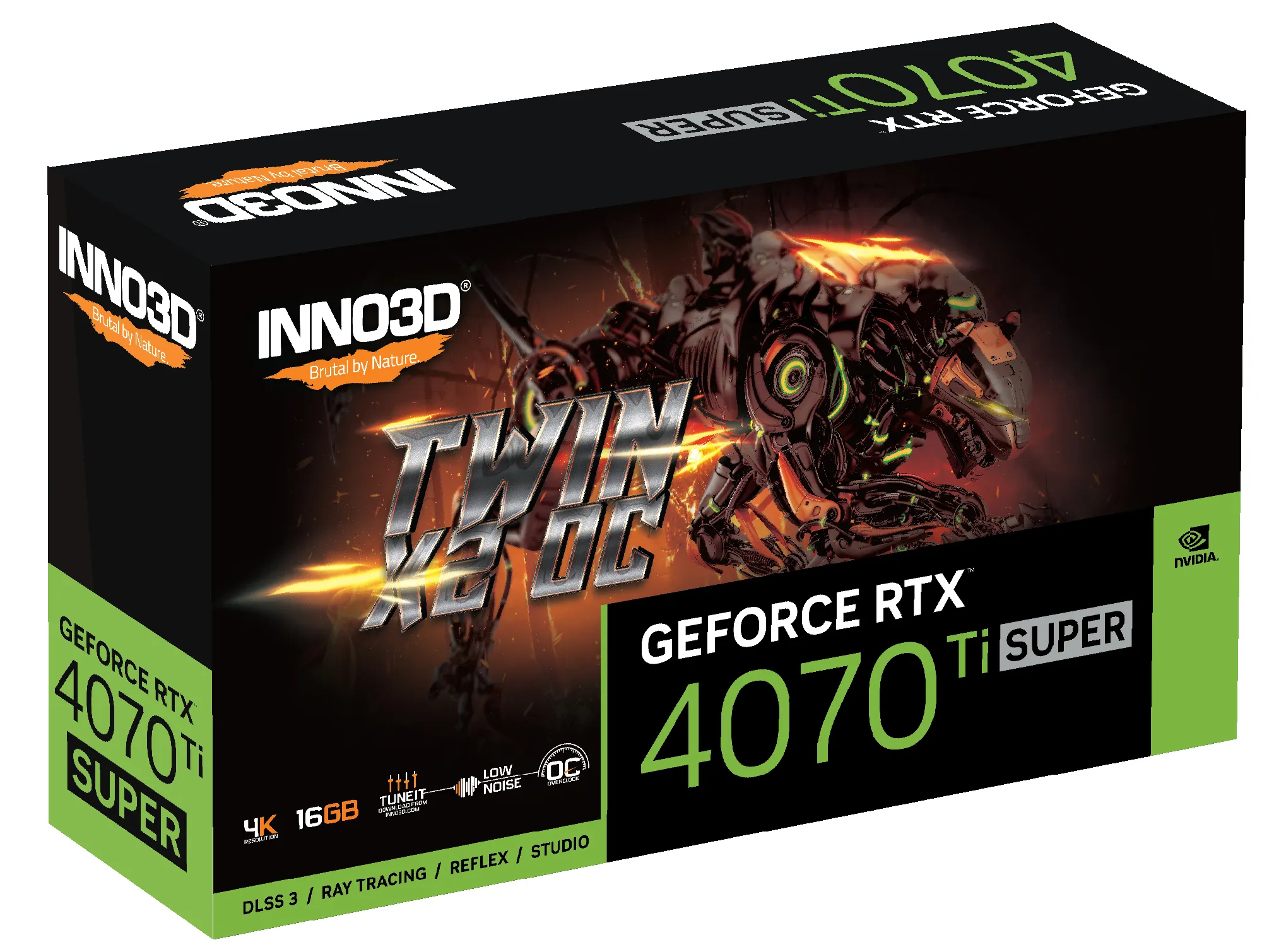 Inno3D GeForce RTX 4070 Ti Super Twin X2 OC 16 GB - grafikkort
