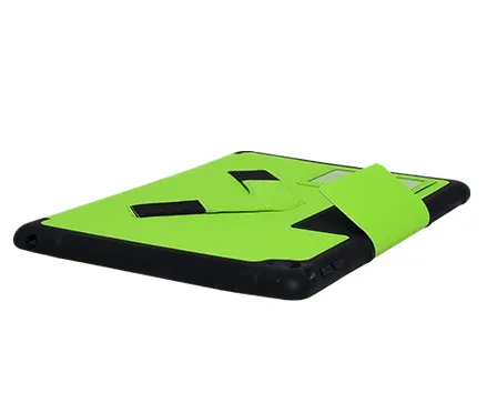 NutKase BumpKase - L&auml;pp&auml;kansi tabletille - ekologinen nahka, termoplastinen polyuretaani (TPU) - vihre&auml; malleihin Apple 9.7-inch iPad (5th generation, 6. sukupo