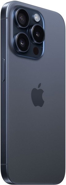 Renoverad iPhone 15 Pro 512 GB, bl&aring;tt titan (Mycket bra skick)