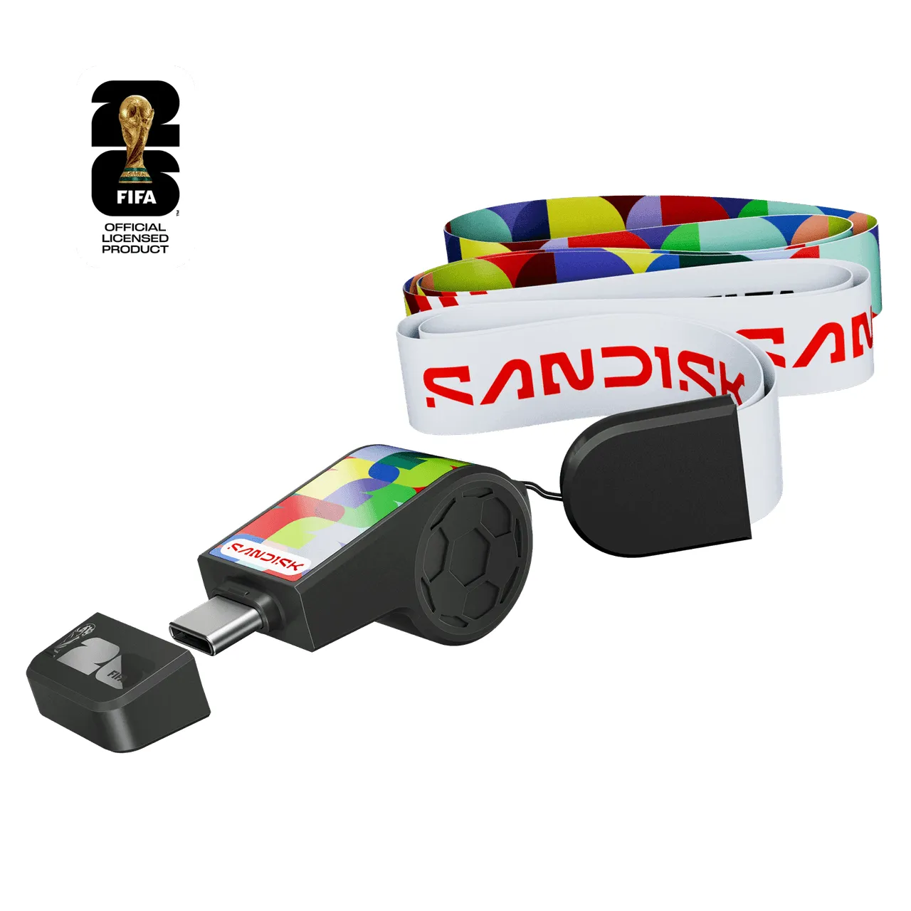 SanDisk FIFA World Cup 2026 USB-C 3.2 Gen 1 128GB memory stick, Green