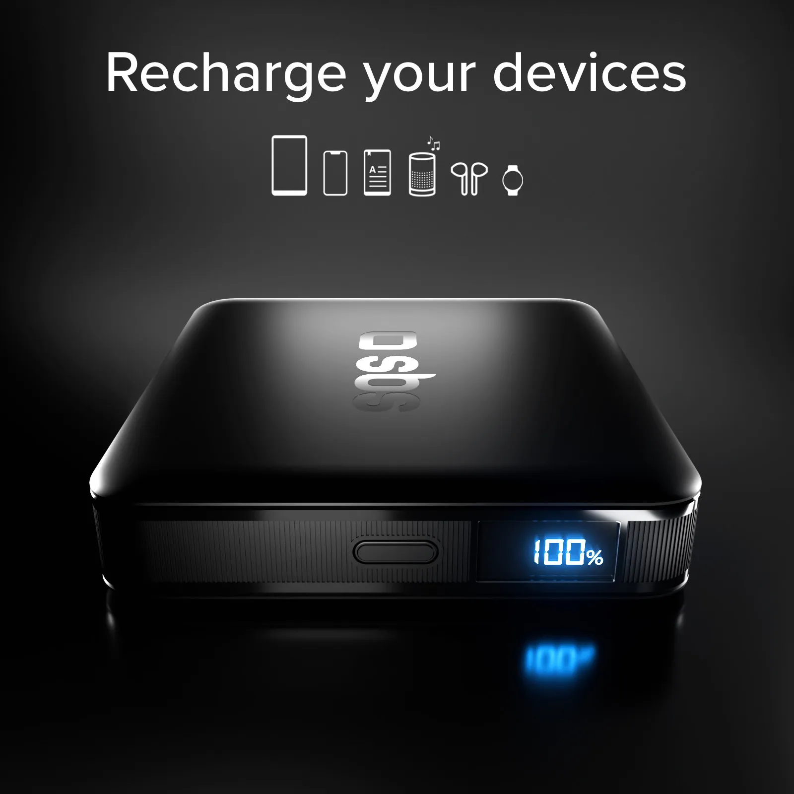 SBS TEBB5000HDLCDK 5000 mAh, 10W - powerbank, Black
