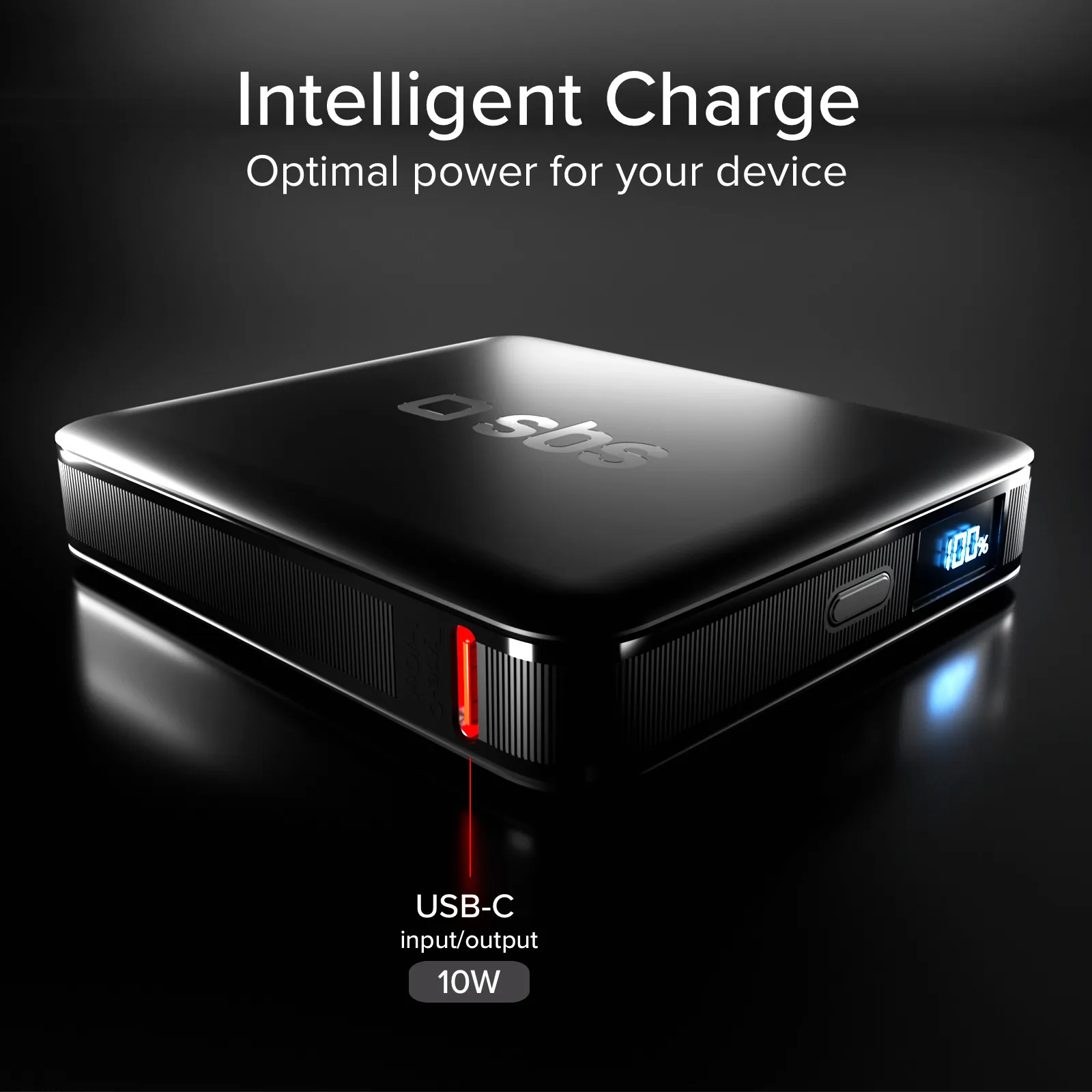 SBS TEBB5000HDLCDK 5000 mAh, 10W - powerbank, Black
