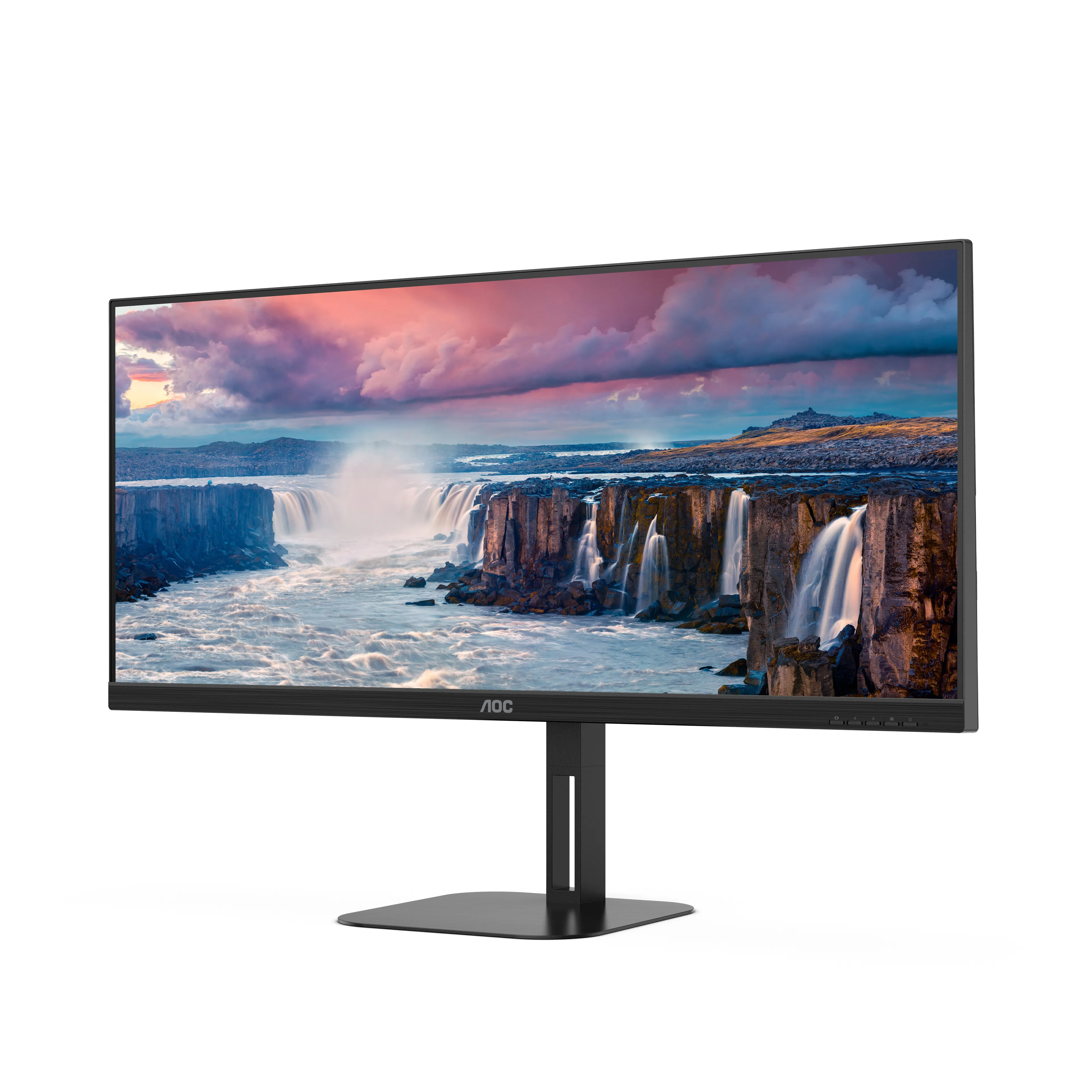 AOC 34" V5 U34V5C/BK UWQHD, USB-C, VA - skärm