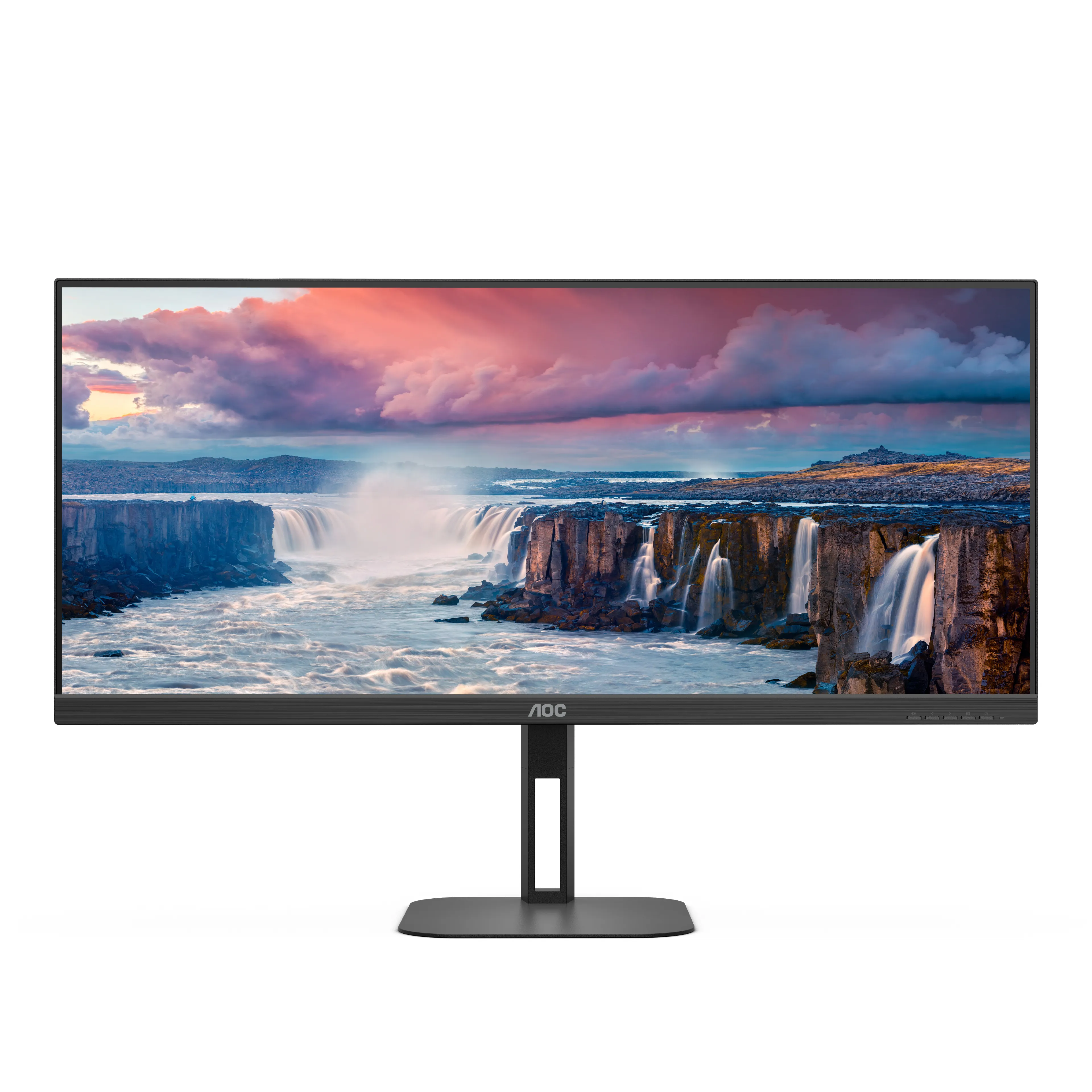 AOC 34" V5 U34V5C/BK UWQHD, USB-C, VA - skärm