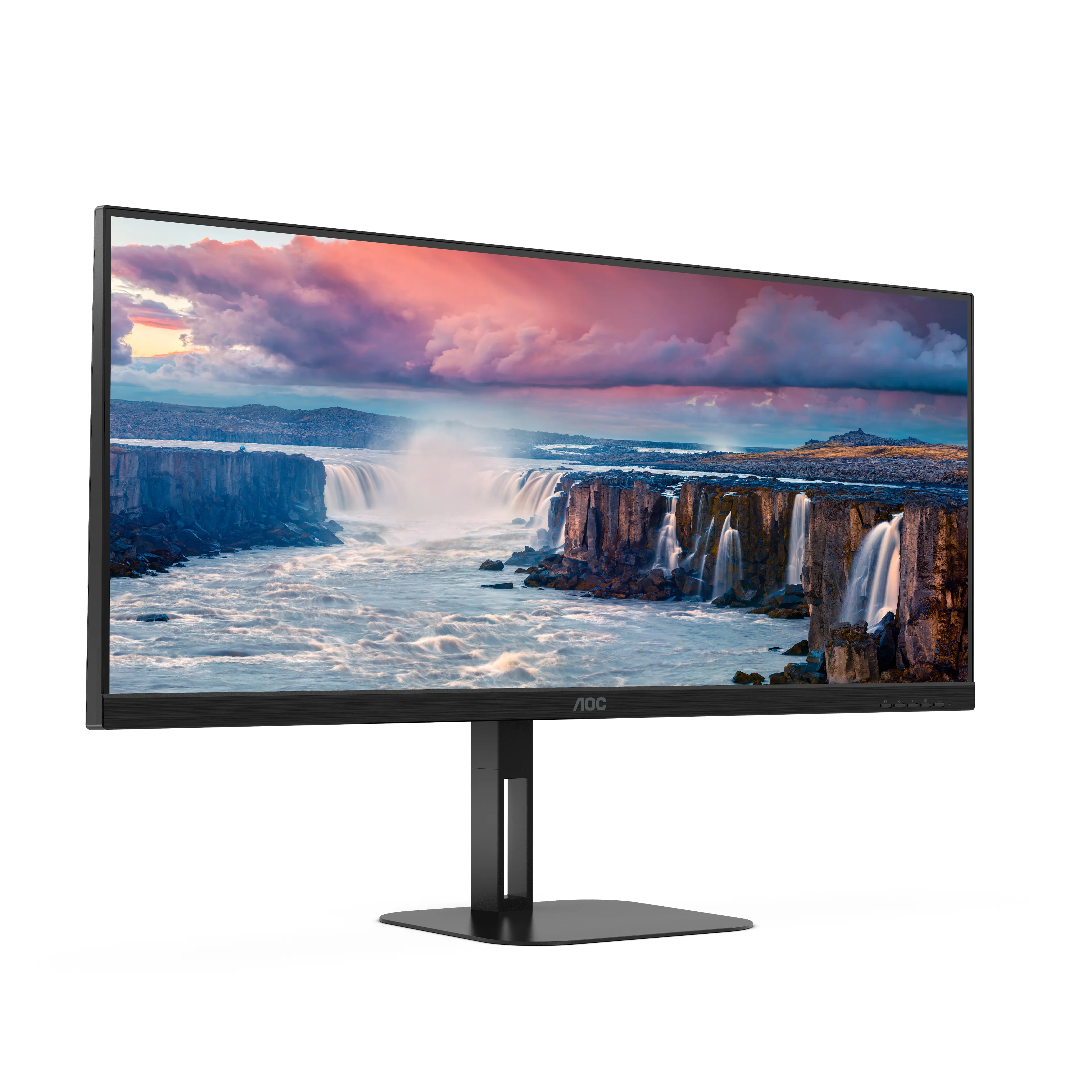 AOC 34" V5 U34V5C/BK UWQHD, USB-C, VA - skärm