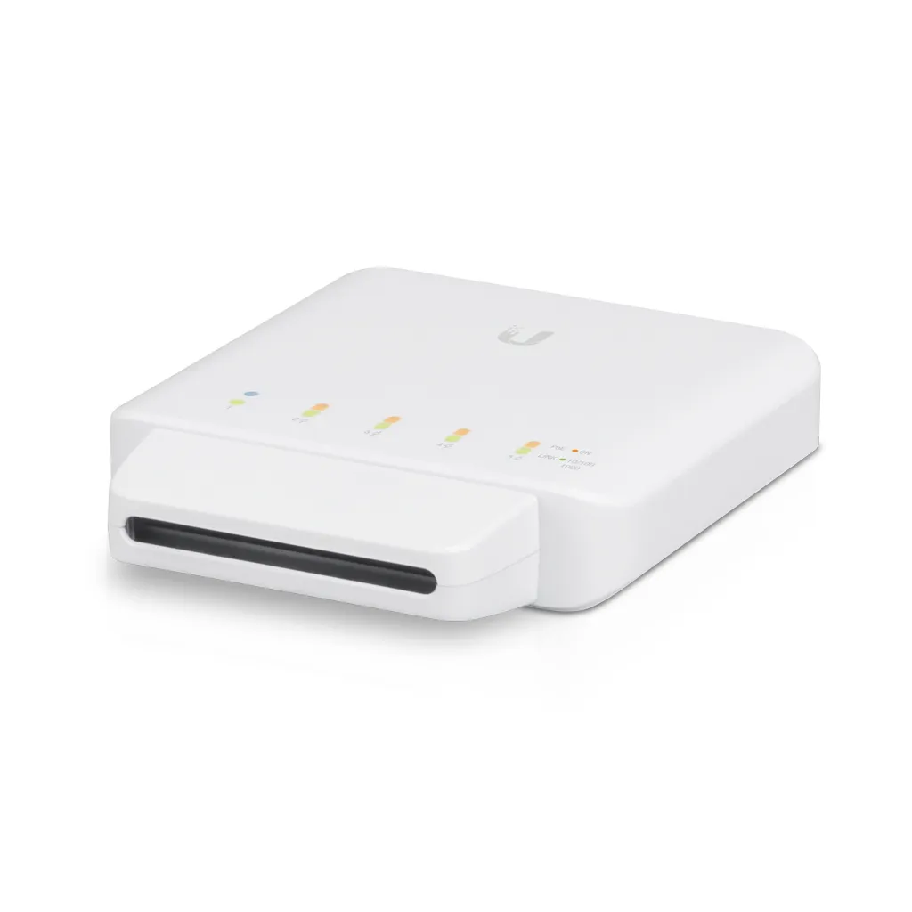 Ubiquiti UniFi Switch Flex (USW-FLEX) - Administrerad Layer 2-switch, vit