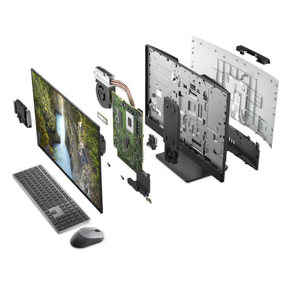 Dell 23.8&quot; OptiPlex 7400 AIO. Intel Core i5-12500, 8 GB Ram, 256 GB SSD, AMD Radeon RX Graphics, Windows 11 Pro
