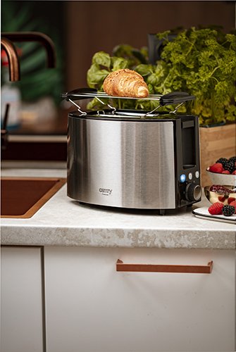 Adler Camry CR 3215 Toaster, 2 Slices, 900 W, White