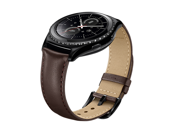 Samsung ET-SLR73M - Classic - k&auml;sivarsinauha - ruskea malleihin Samsung Gear S2