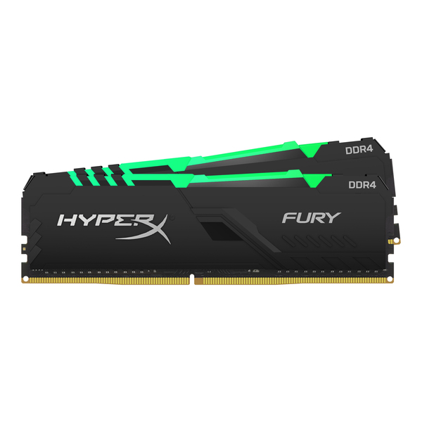 Kingston 16 GB (2 x 8 GB) HyperX Fury RGB, DDR4 2400 MHz - memory