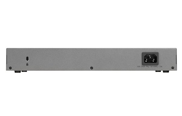 NETGEAR ProSafe Plus JGS516PE - Kytkin - hallitsematon - 8 x 10/100/1000 (PoE) + 8 x 10/100/1000 - ty&ouml;p&ouml;yt&auml;, r&auml;kkiin asennettava - PoE (85 W)