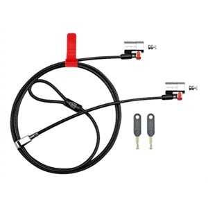 Kensington Clicksafe Keyed Twin Lock - Turvakaapelin lukituspakkaus