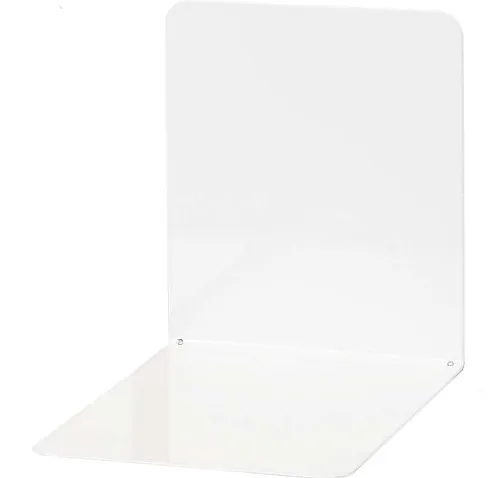 Wedo Metal bookends white 2/set