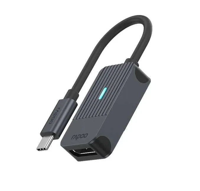 Rapoo  USB-C – DisplayPort - adapter, Svart