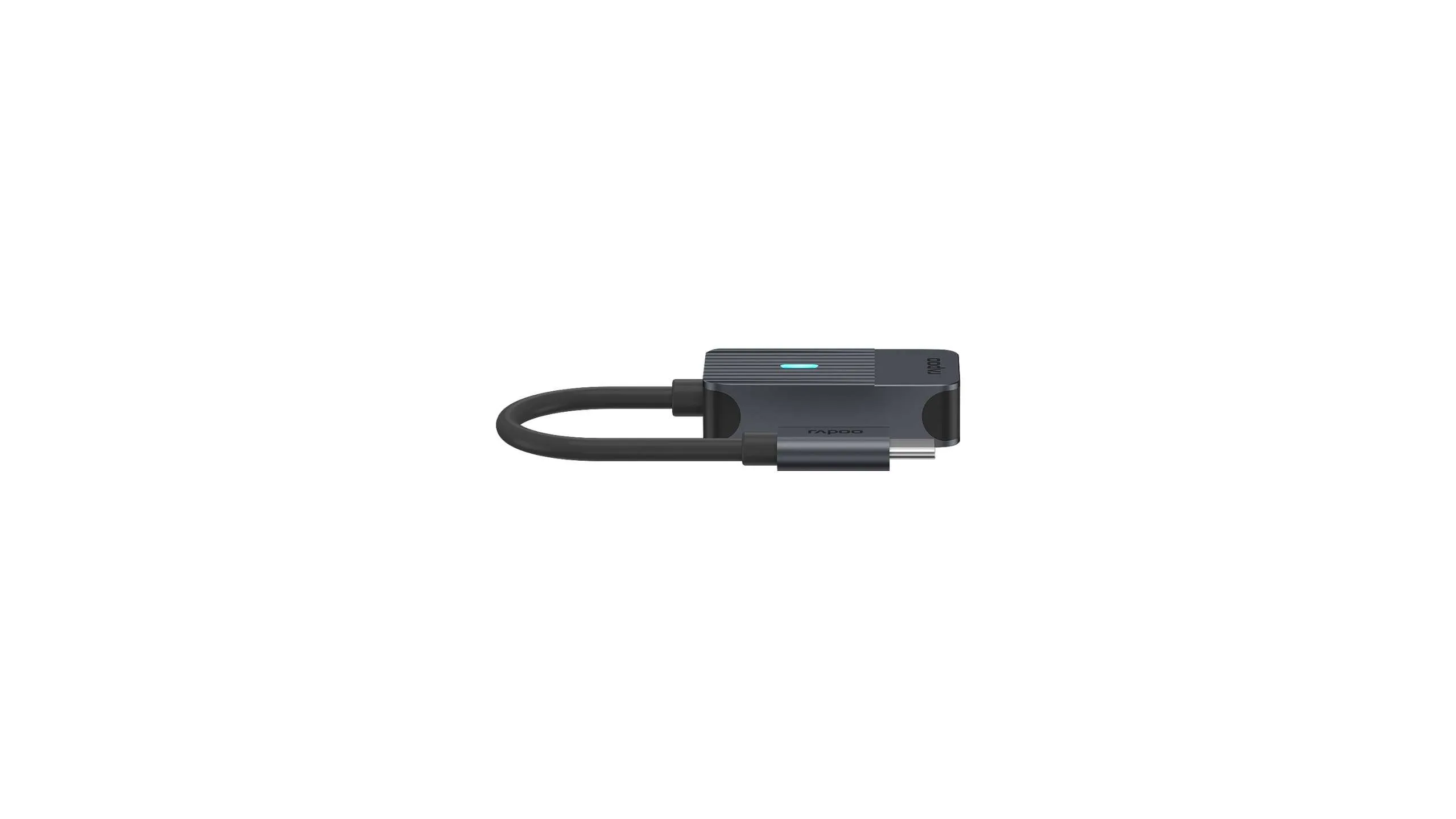 Rapoo  USB-C – DisplayPort - adapter, Svart