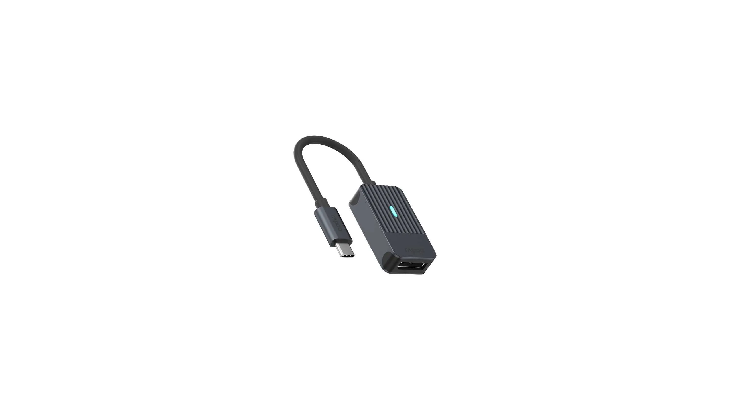 Rapoo  USB-C – DisplayPort - adapter, Svart