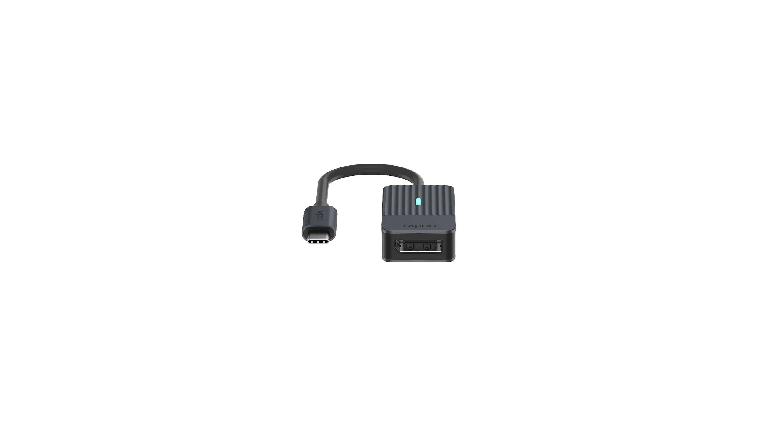 Rapoo  USB-C – DisplayPort - adapter, Svart