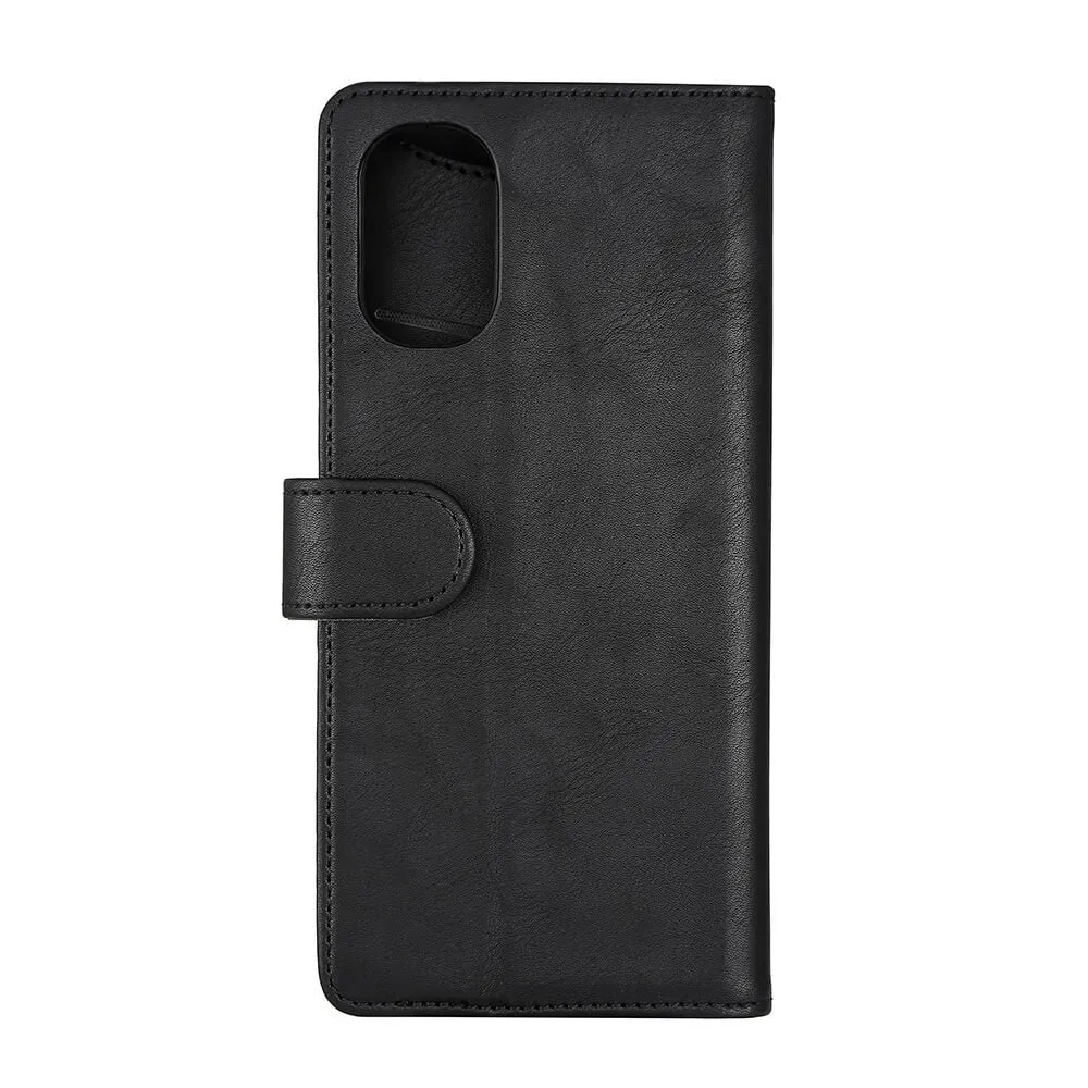 GEAR Wallet, Moto G22 -lompakkokotelo, Musta