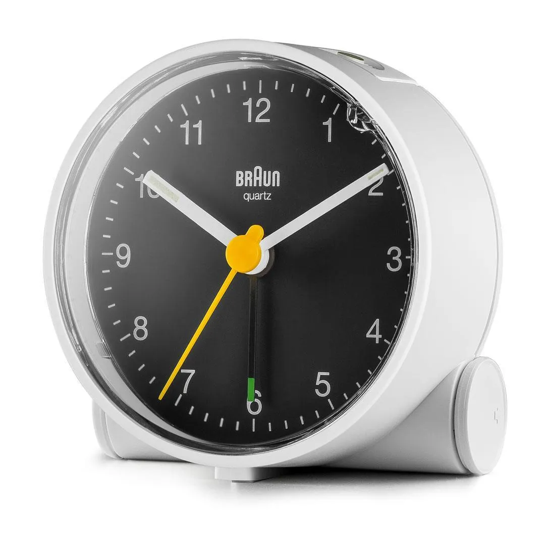 Braun BC 01 WB quartz alarm clock white
