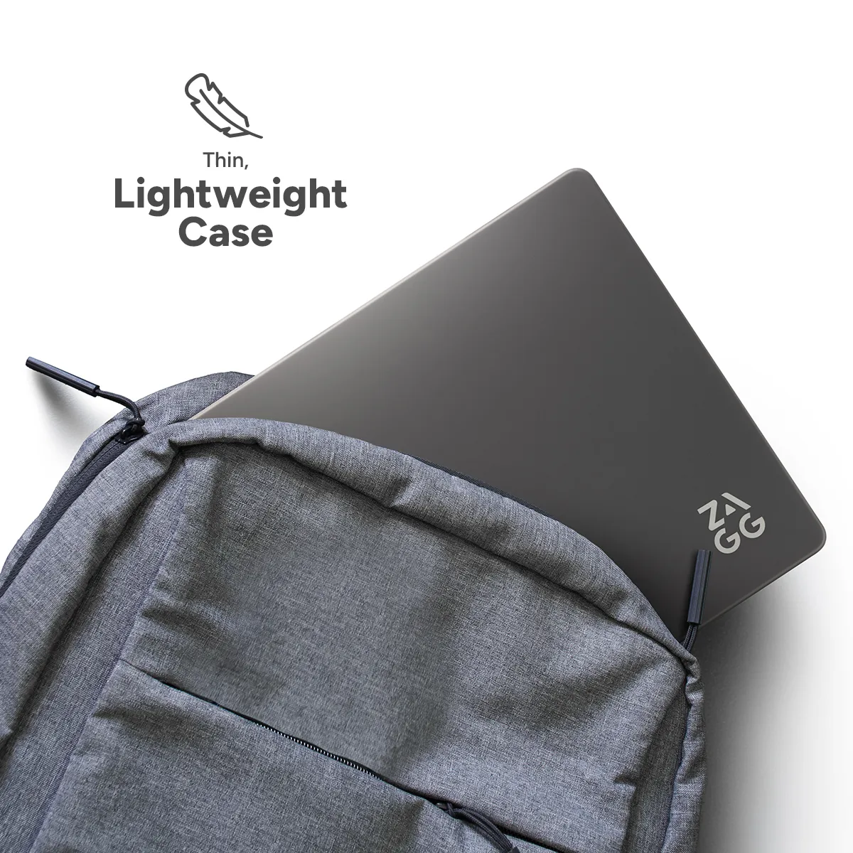 Zagg Hardshell MacBook Air 13" M3/M2 Smoke - laptop case