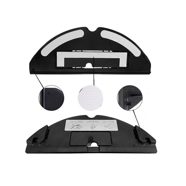 Roborock S7 / S7+ - moppf&auml;ste, svart