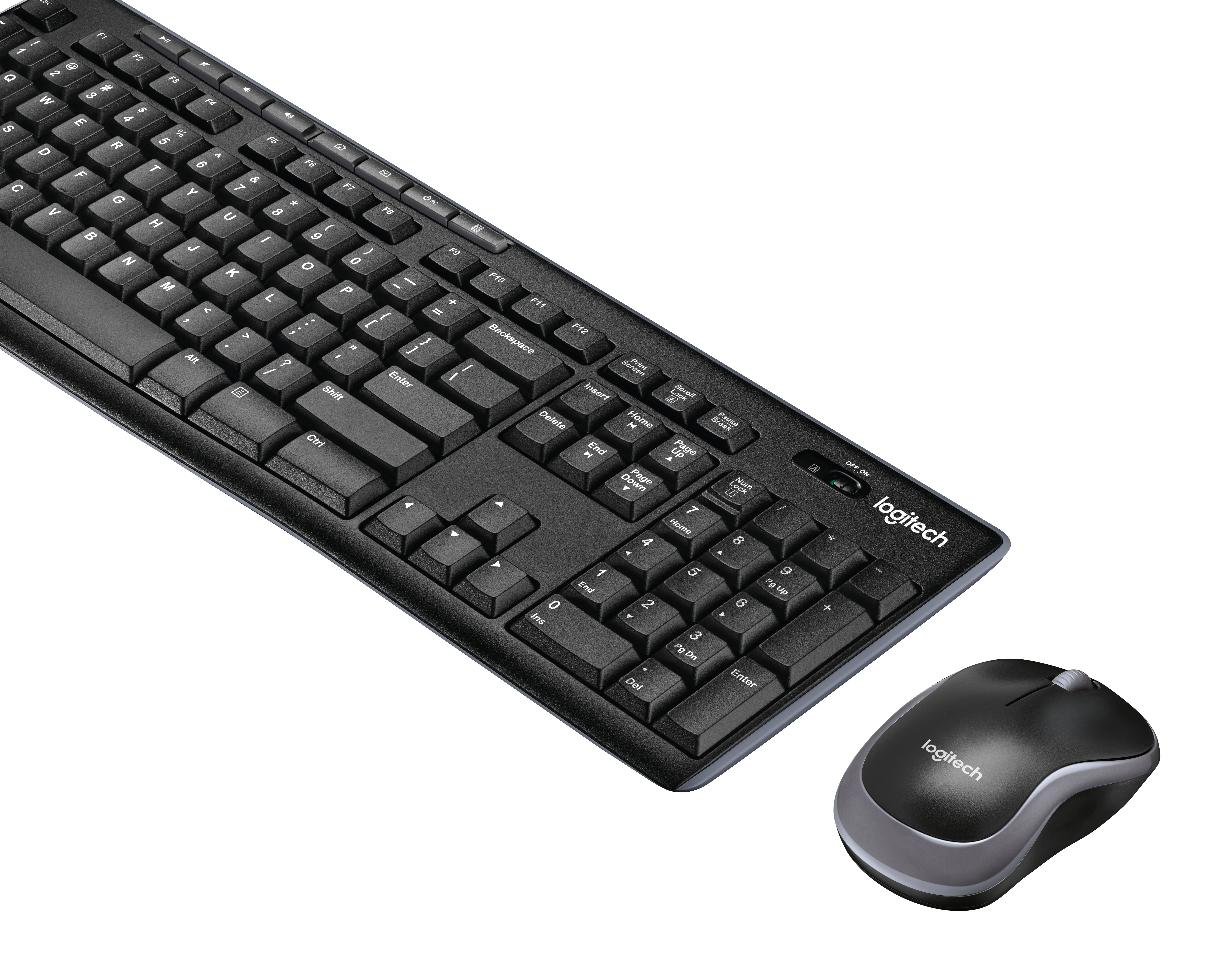 Logitech Wireless Combo MK270 - Näppäimistö- ja hiiri -pakkaus - langaton - 2.4 GHz - espanja